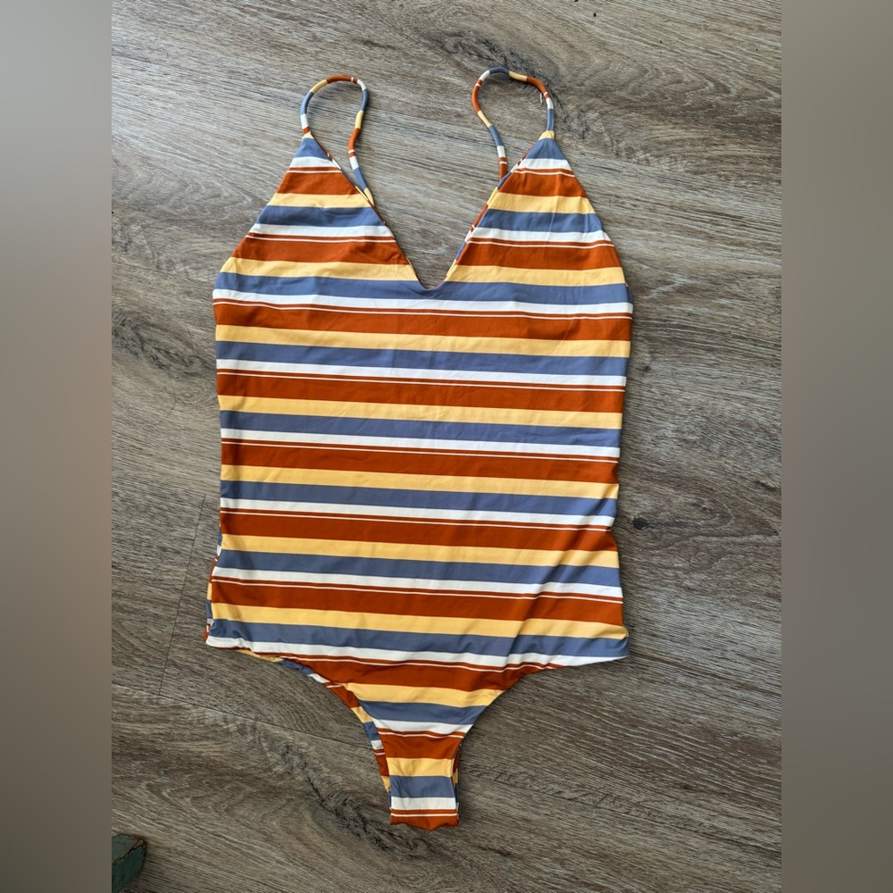 Mai Sunset Stripe One Piece Swimwear